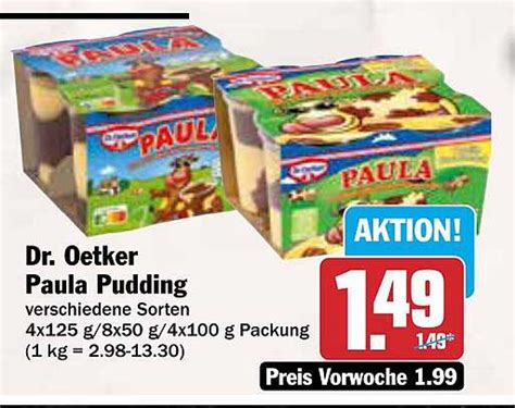 Verschiedene Sorten von PAULA Pudding auf einen Blick