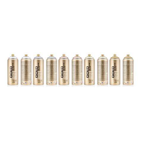 Verschiedene Spraydosen: Gold, Silber, Roségold, Samtspray