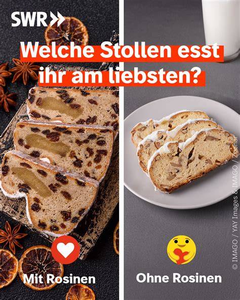 Verschiedene Stollenvarianten: Marzipan, Mohn, Nuss