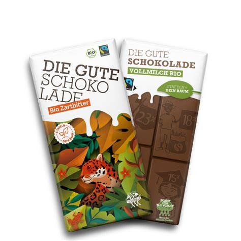 Verschiedene Tafeln zuckerfreier Bio-Schokolade