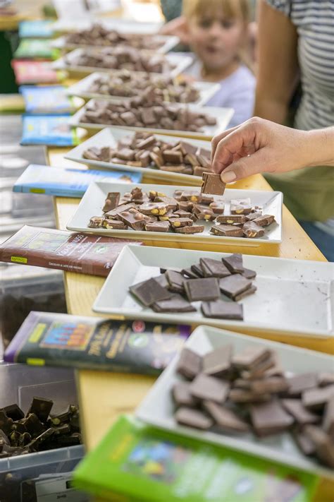 Verschiedene Tafeln zuckerfreier Schokolade auf einem Tisch