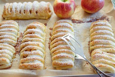 Verschiedene Teigarten für Apfel-Pekannuss-Kuchen