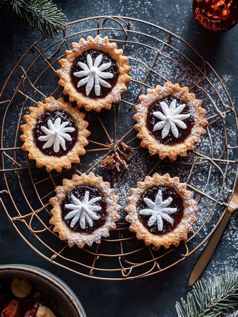 Verschiedene Varianten: Gitter, Sterne und kleine Linzer Törtchen