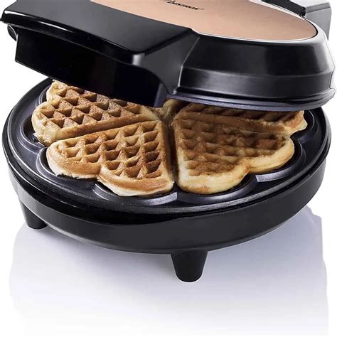 Verschiedene Waffelarten: Belgisch, Herz, Bubble