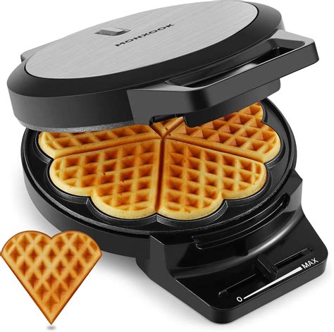 Verschiedene Waffeleisen: Herzform und belgisch