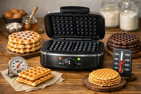 Verschiedene Waffeleisen im Überblick