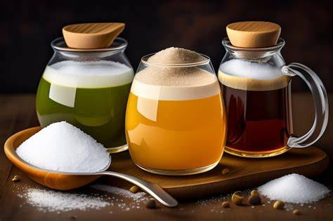 Verschiedene Zimtdesserts auf einem Tisch