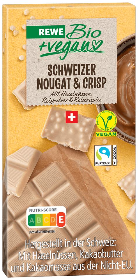 Verschiedene vegane und Bio-weiße Schokoladen aus dem REWE Sortiment