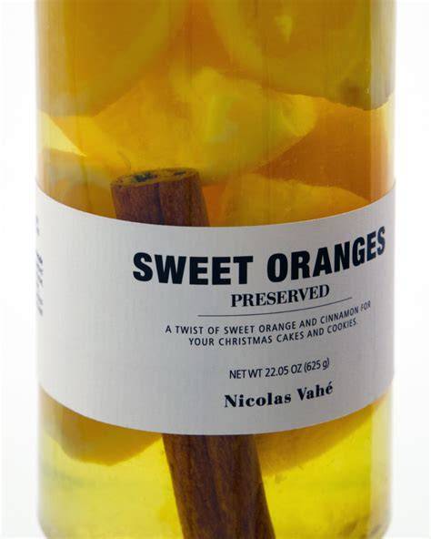 Vielfältige Anwendung: Orangen in Zucker eingelegt für Gebäck, Snacks und feine Schokoladendesserts