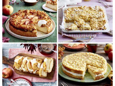 Vielfältige Birnen-Schoko-Kuchen-Variationen als Collage