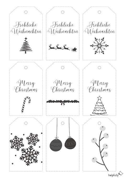 Vielfältige Designvorlagen für Weihnachts-Etiketten