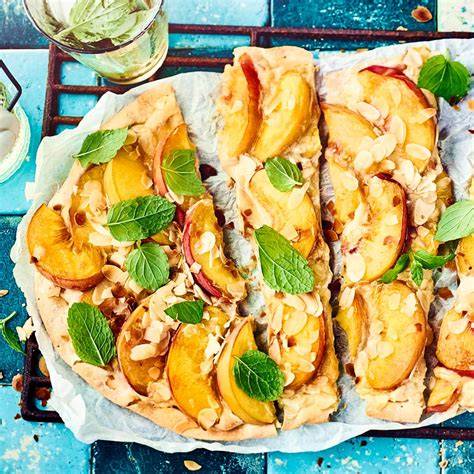 Vielfältige Dessert-Flammkuchen