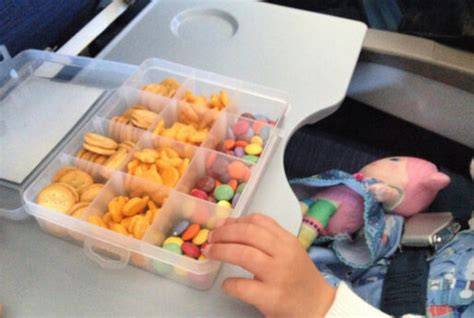 Vielfältige Snacks fürs Flugzeug