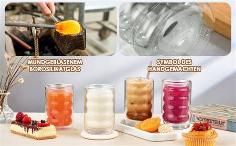 Vielfalt: Gläser mit verschiedenen Thermomix-Desserts