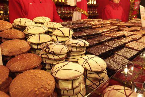 Vielfalt an Lebkuchen auf dem Nürnberger Christkindlesmarkt