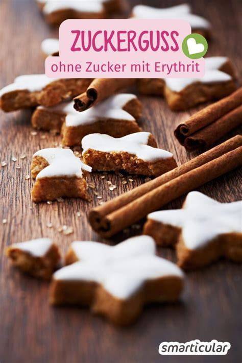 Vielfalt an natürlichen Plätzchendekorationen ohne Zuckerguss
