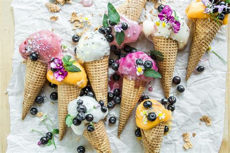 Vielfalt der Anwendung: Klassisches Eis, Frozen Yogurt, Sorbet und vegane Optionen