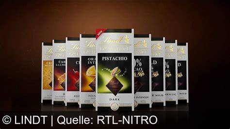 Vielfalt der Lindt-Schokoladenprodukte