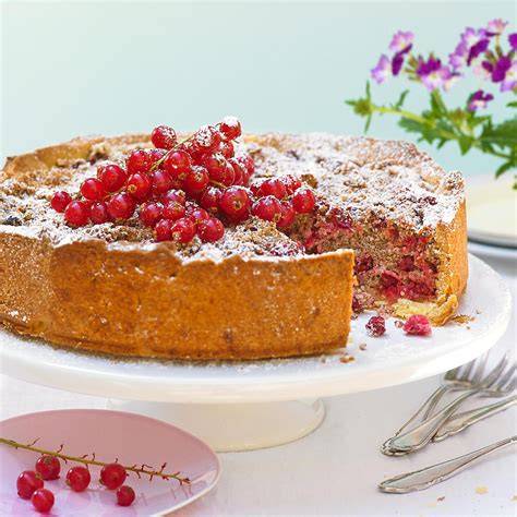 Vielfalt sommerlicher Obstkuchen - Himbeer-Cheesecakes, Johannisbeerkuchen und Brombeerkuchen