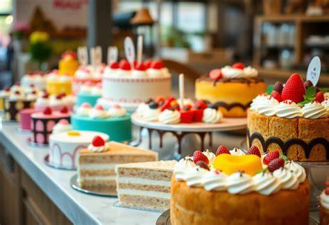 Vielfalt türkischer Torten und Milchdesserts