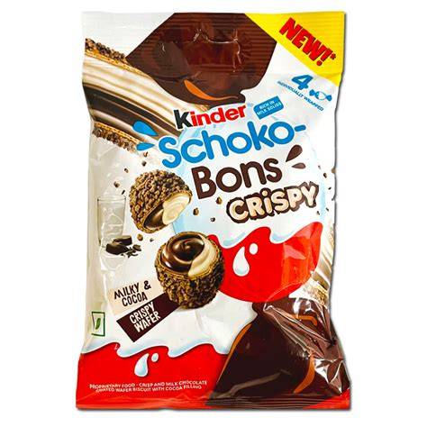 Visual: Schoko Bons Crispy Big - Beutel und Inhalt