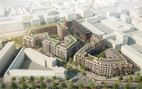 Visualisierung Quartier Schokofabrik (Umbaupläne und Baufortschritt)