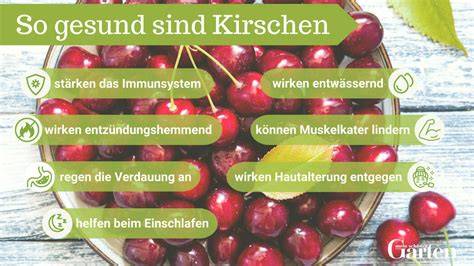 Vitamingehalt und Antioxidantien von Kirschen