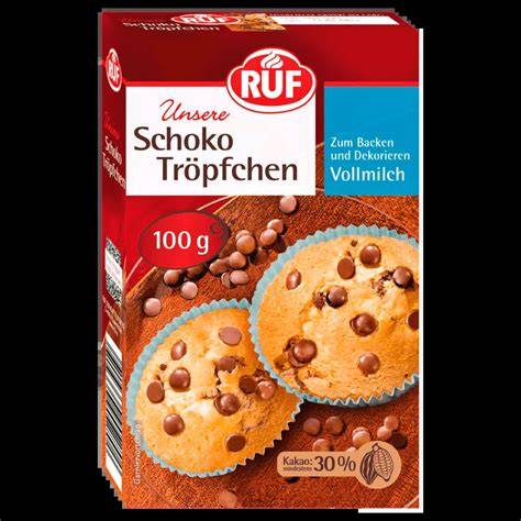 Vollmilch-Schoko-Chunks in Backwaren