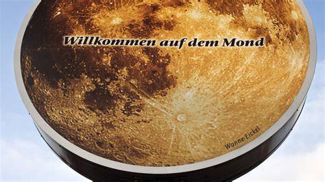 Vollmond über dem Ruhrgebiet, Illustration des „Mond von Wanne-Eickel“ mit Industriekulisse