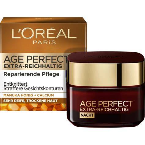 Vorher-Nachher: Faltenminderung mit Age Perfect Manuka Honig Nachtcreme