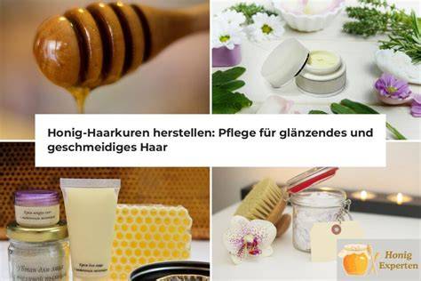 Vorher-Nachher-Vergleich aufhellender Haarkuren - Honig & Olivenöl