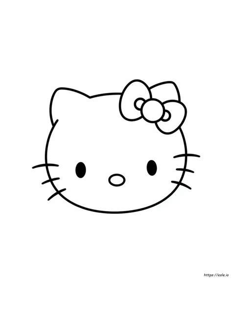 Vorlage: Hello Kitty Gesicht als Dekorationsbeispiel