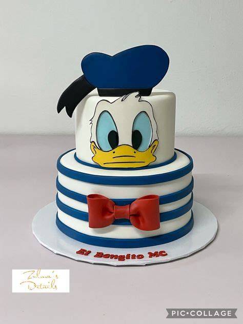 Vorlage und Schablone für Donald Duck Torte