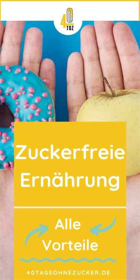 Vorteile einer zuckerfreien Ernährung - Grafik