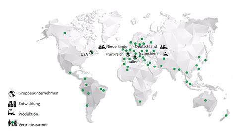 WAWI Fabriken und globale Standorte
