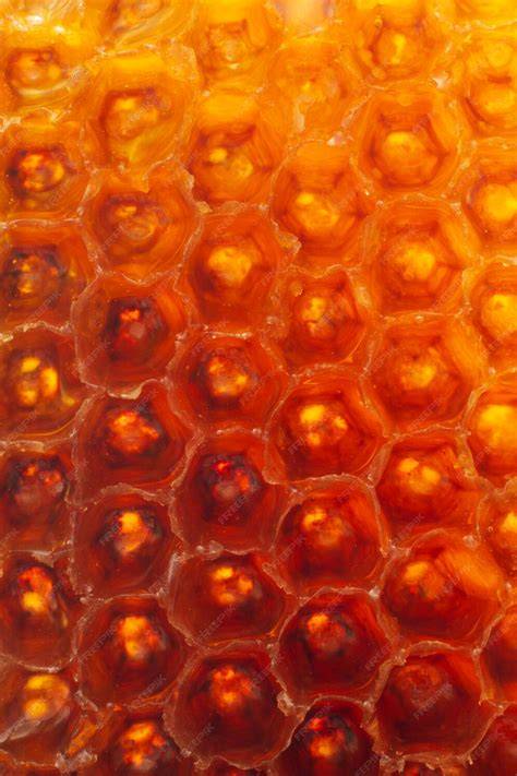 Wabenstruktur Waffelpiqué Nahaufnahme