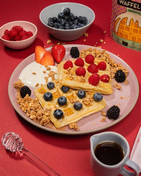 Waffel-Toppings und Serviervorschläge