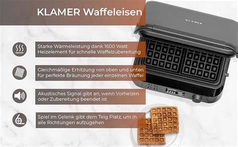 Waffeleisen, Teigportionierung und ideale Bräunungsgrade