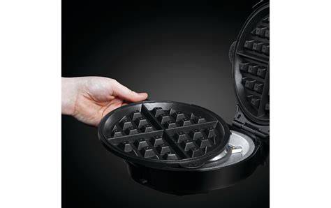 Waffeleisen in Aktion