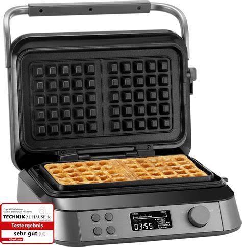 Waffeleisen mit Blasenförmigen Mulden