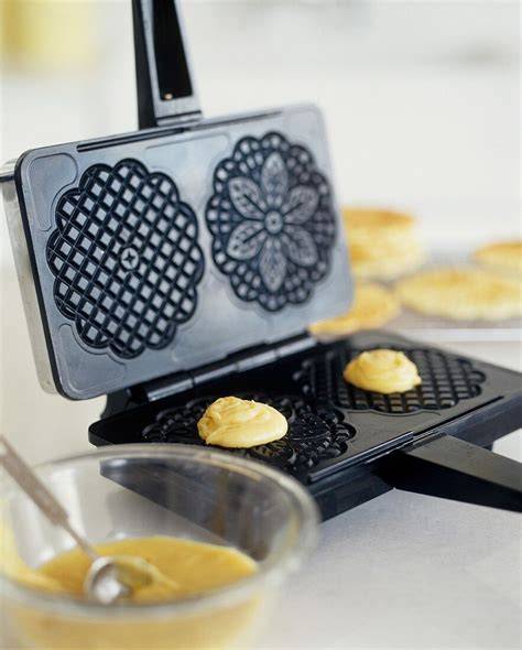 Waffeleisen mit glutenfreiem Waffelteig