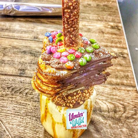 Waffelkreationen im Wonder Waffel Dortmund