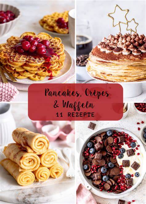 Waffeln, Crêpes und Kuchen im Angebot