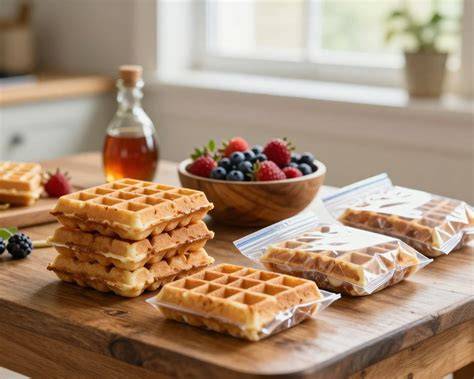 Waffeln einfrieren und aufbewahren
