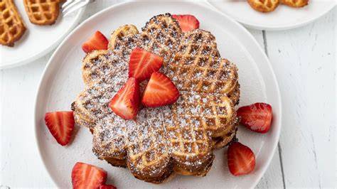 Waffeln für Schokokuss-Boden