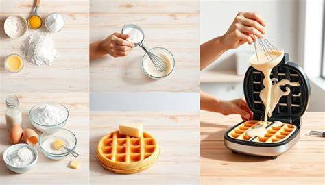 Waffelteig: Schritt-für-Schritt Zubereitung
