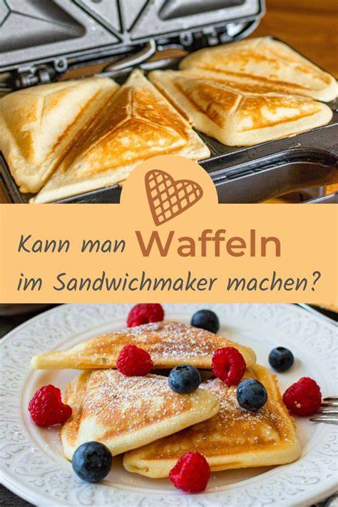 Waffelteig und Sandwichmaker