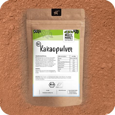 Wahlkriterien-Kakaopulver