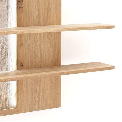 Wandregal Eiche Trüffel im Wohnraum