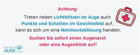 Warnhinweis: Fremdstoffe im Auge vermeiden